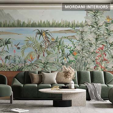Euphoria With Moulding Wall Mural